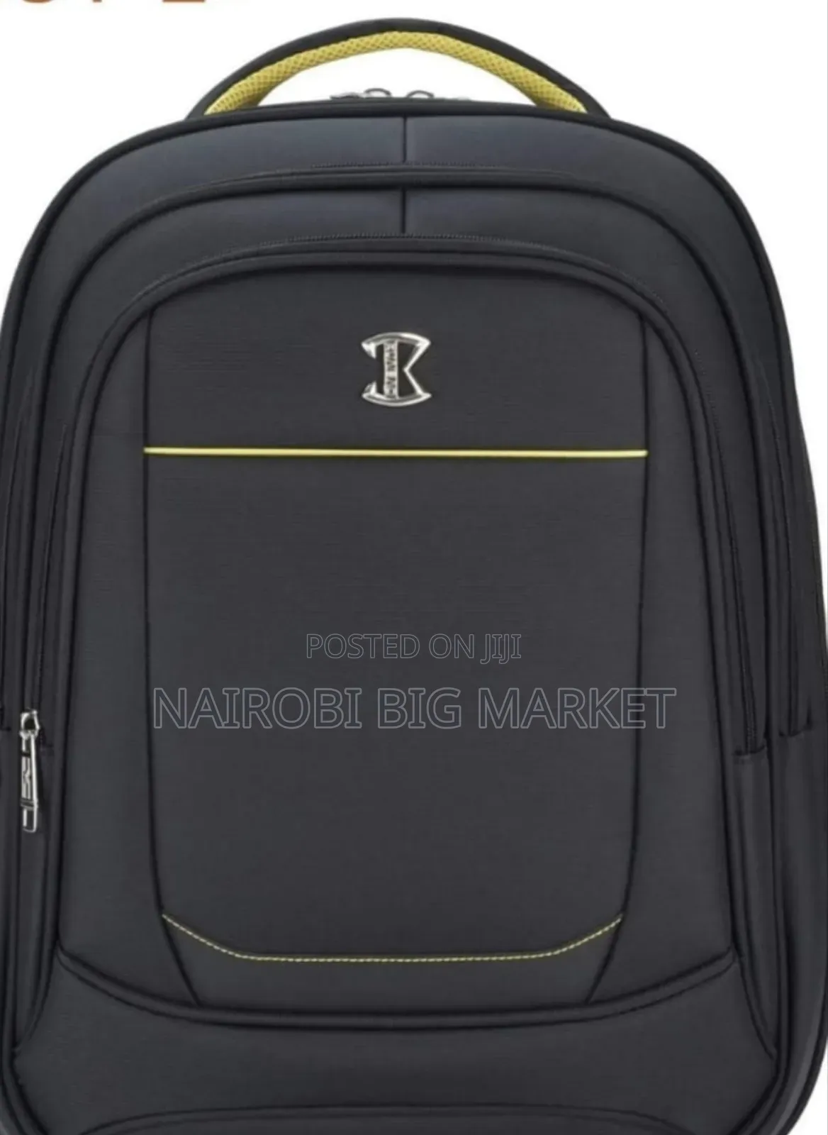 School Black Back Bag