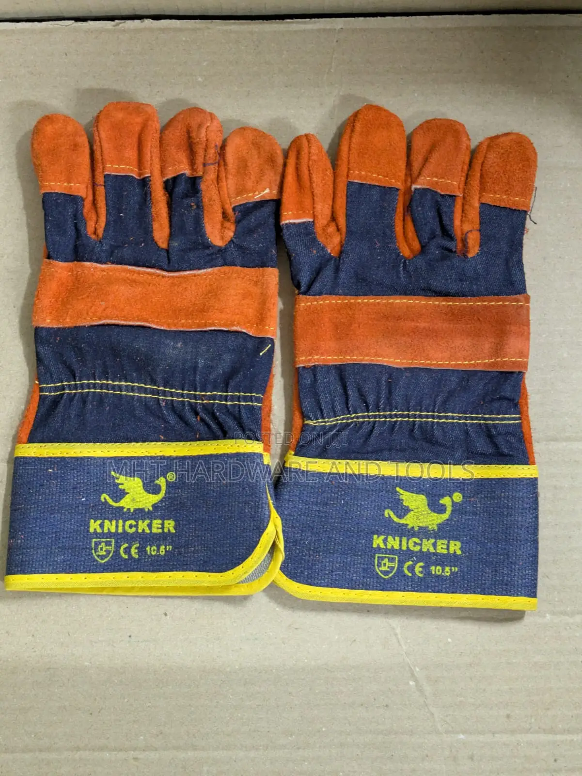 Leather Gloves HD Orange Knicker