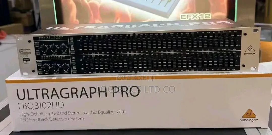 ULTRAGRAPH PRO FBQ3102 31-Band Stereo Graphic Equalizer