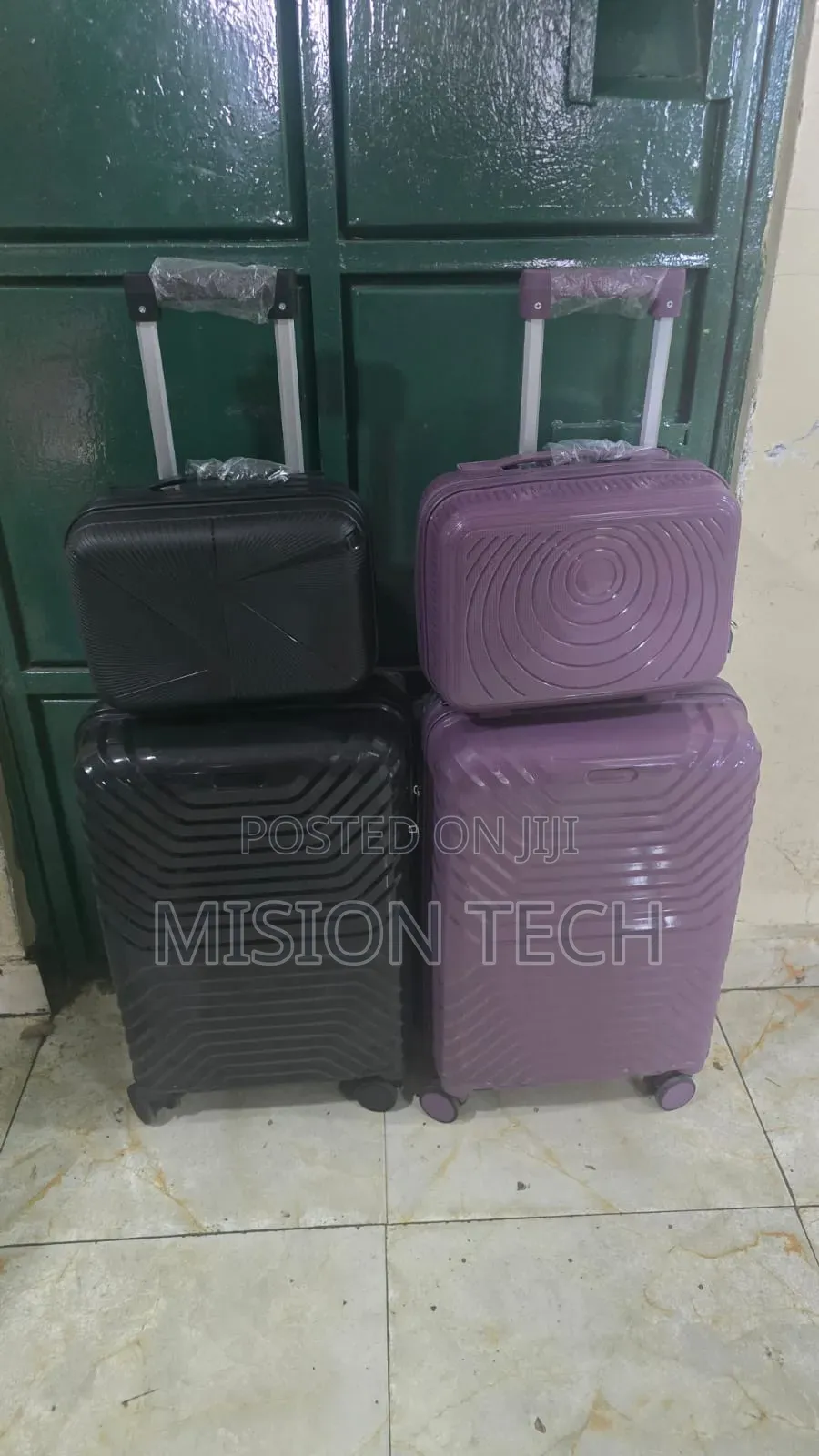 2 in 1 Rubber Suitcase 