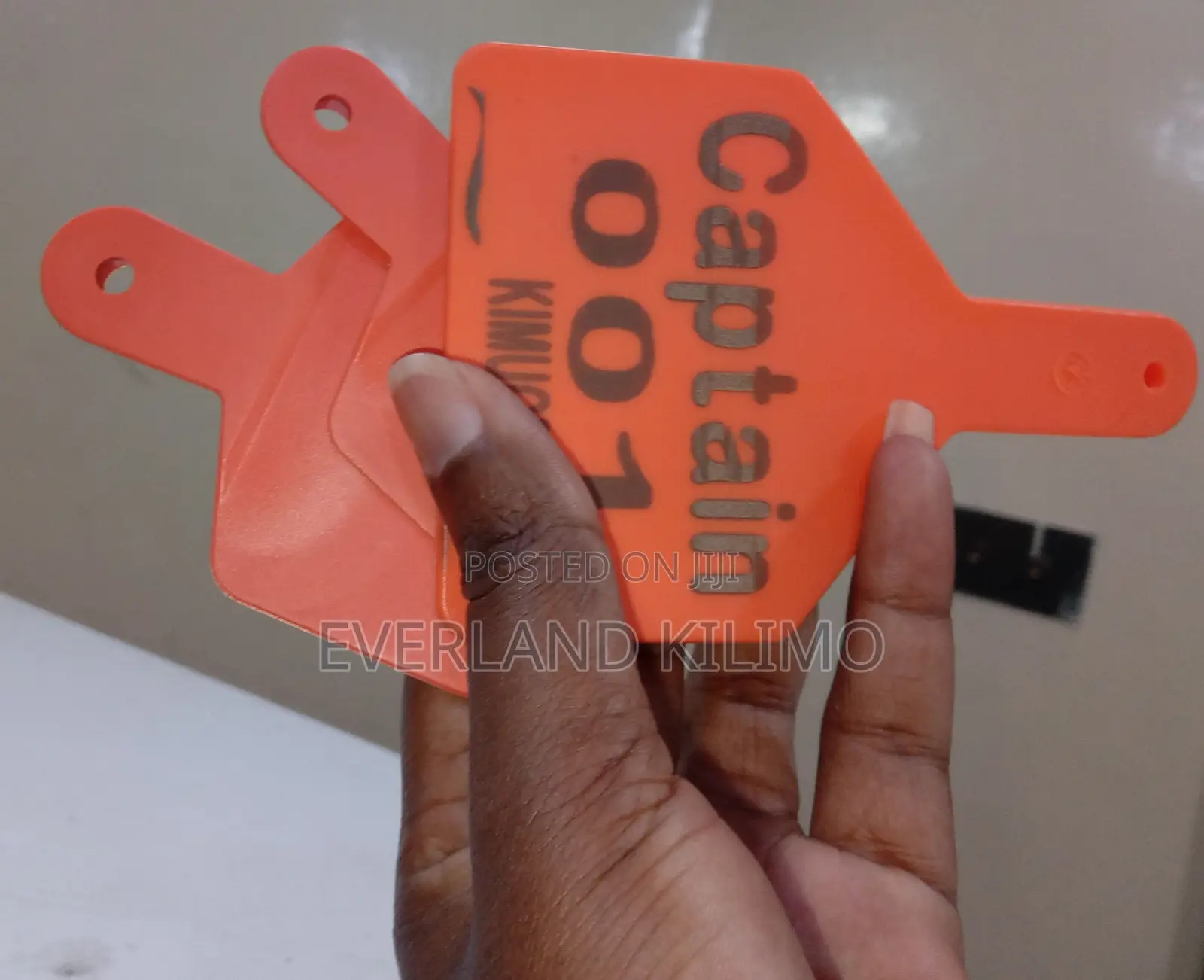 Cows and Bulls Orange Customized Z - Tag