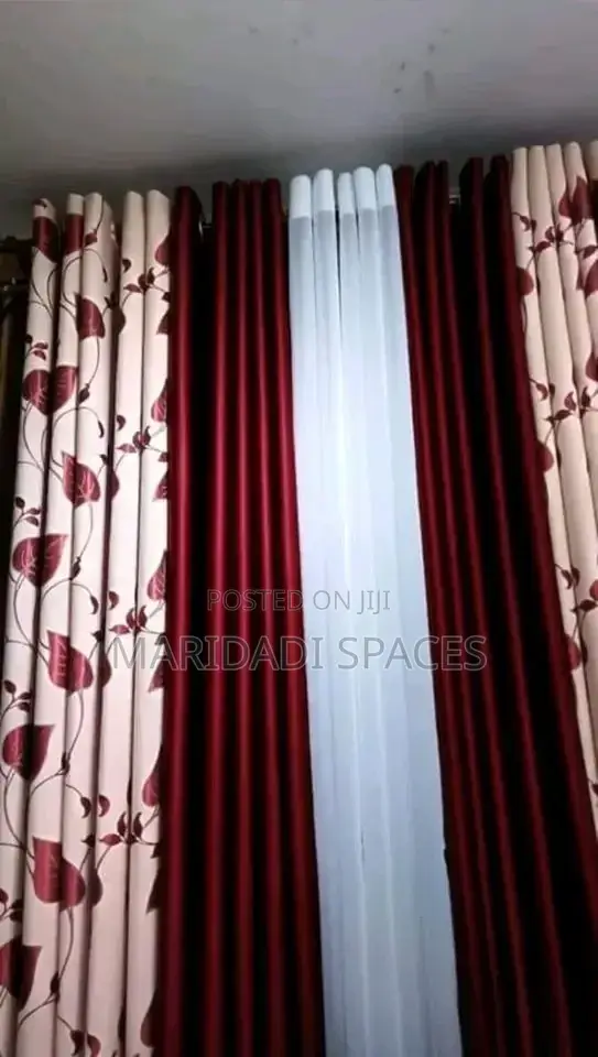 Flowered Pattern Curtains