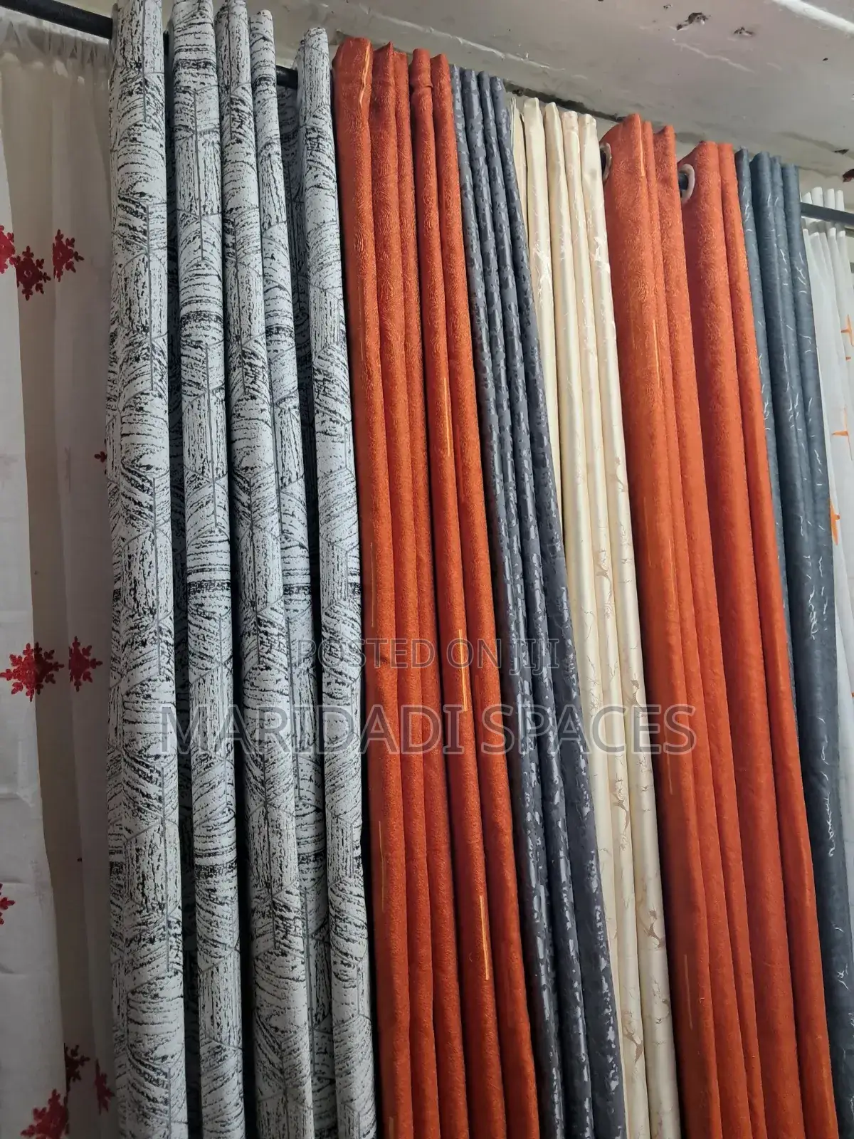 Flowered Pattern Curtains