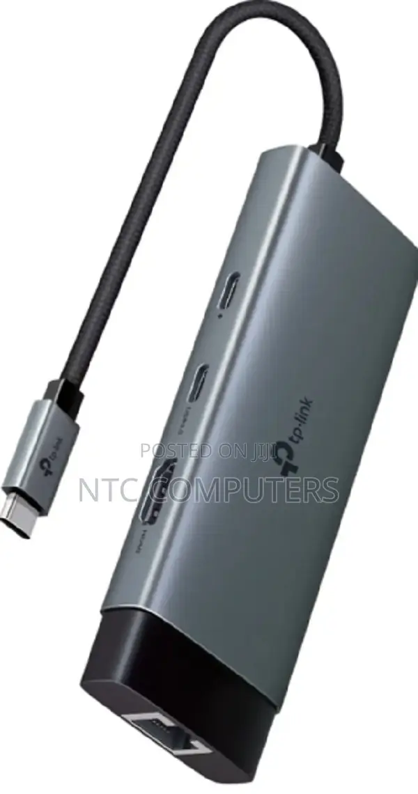 Tplink 6 Port Hub -USB C to Rj 45, 2usb A, Hdmi, Pdtype C -Tl-Uh6120c