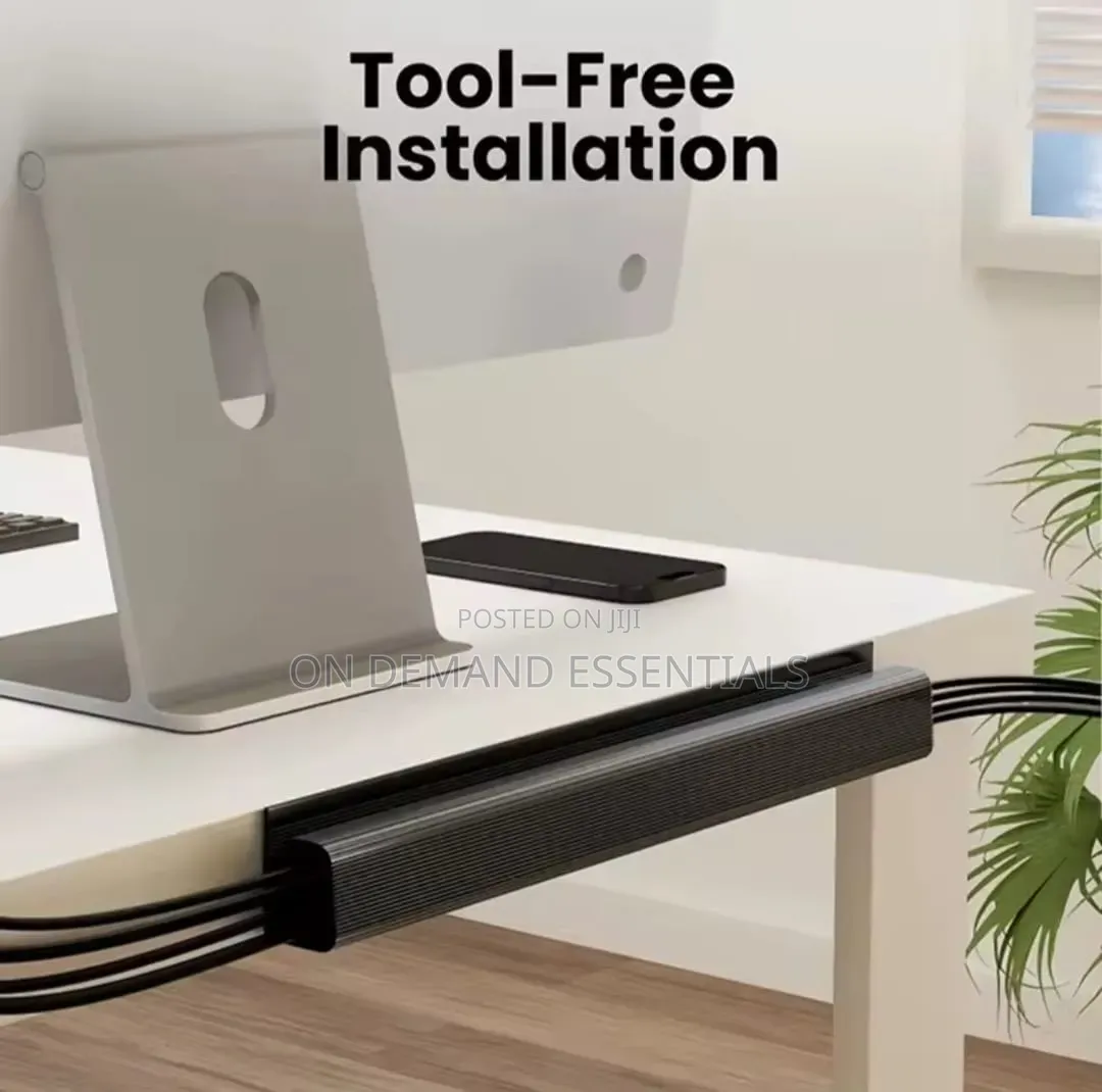 PVC Under-Desk Cable Management Tray Length: 40cm
