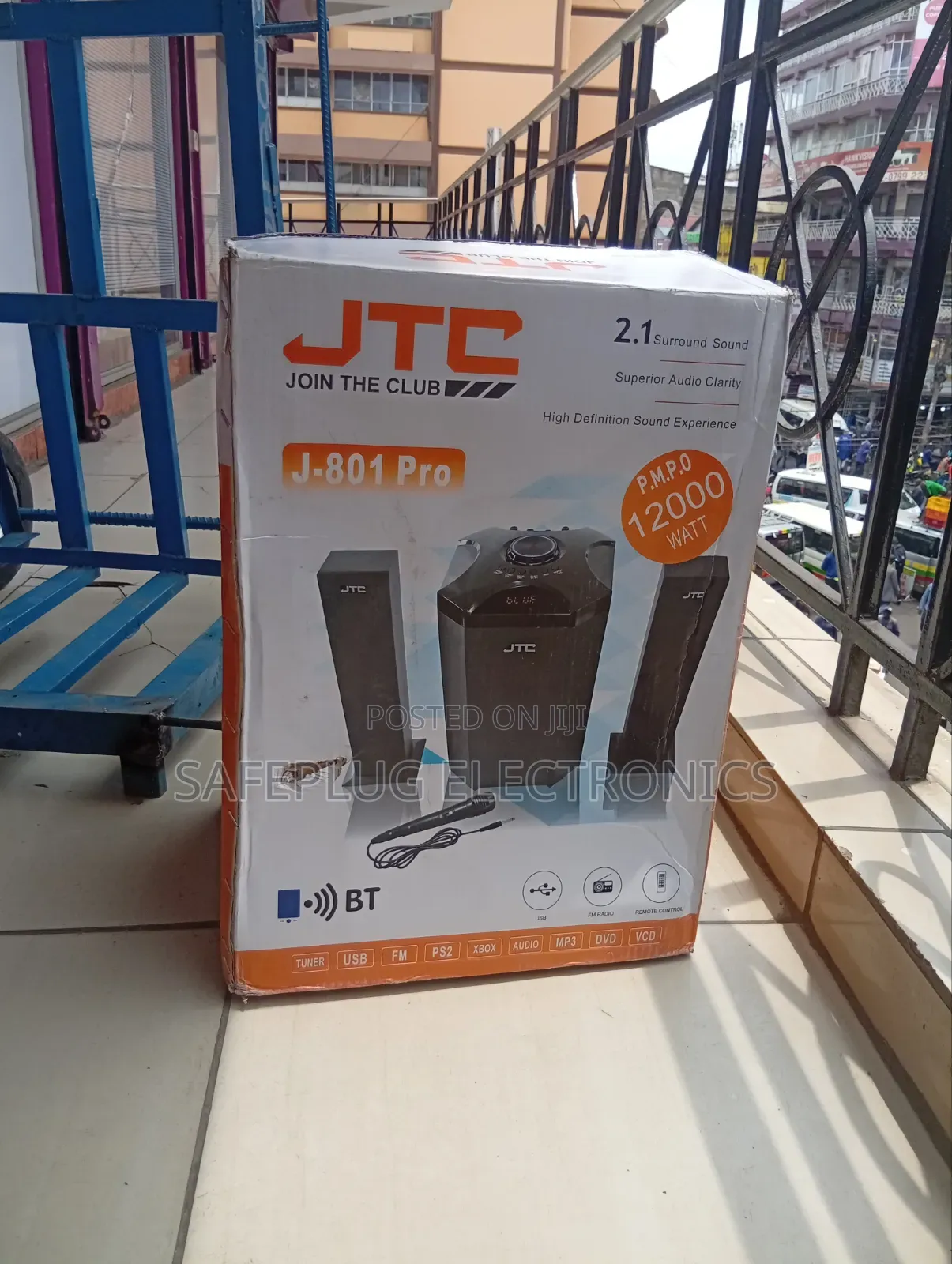 JTC 12000W Bluetooth Home Theatre – 2.1CH