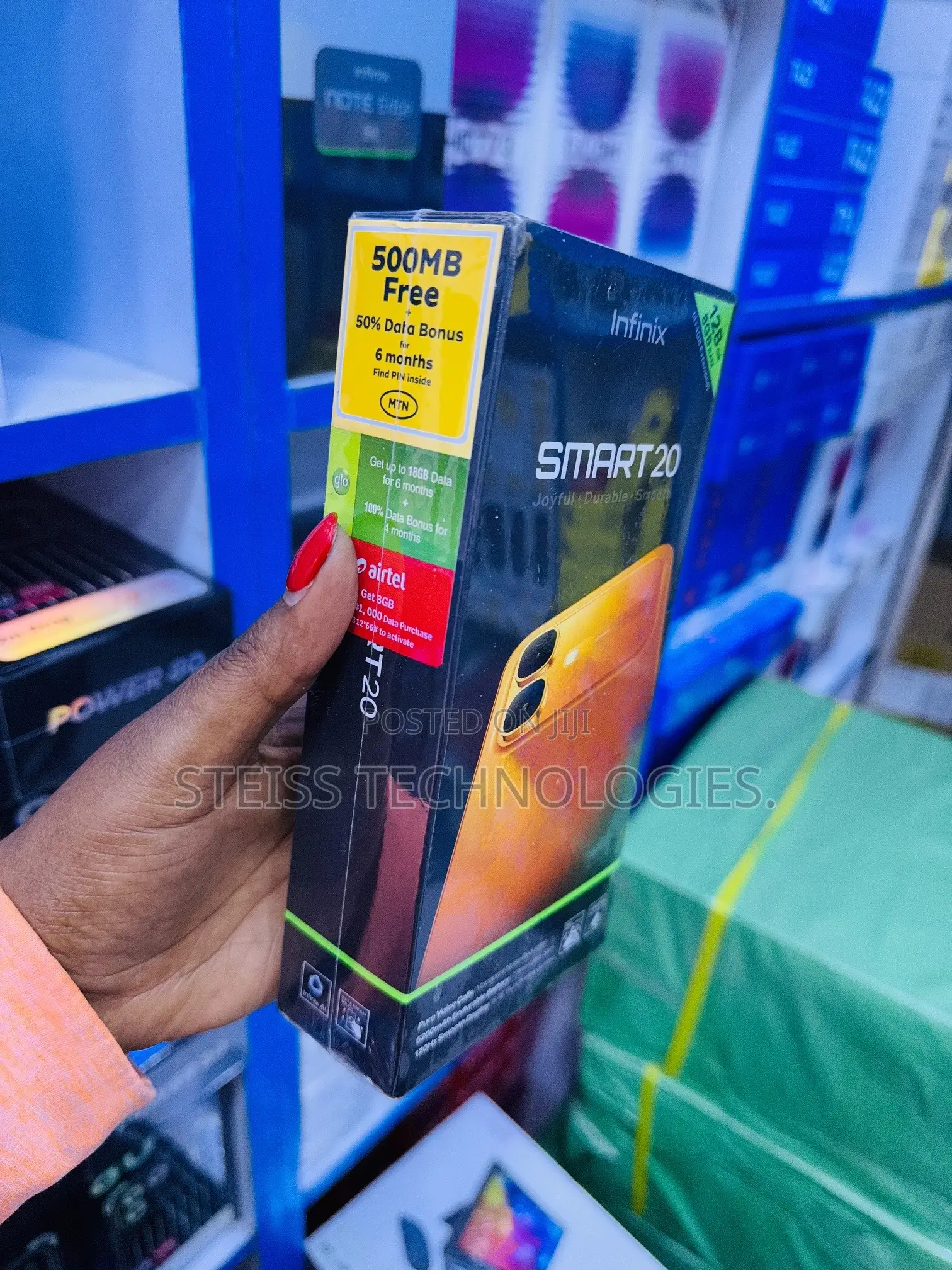 New Infinix Smart 20 128 GB Black