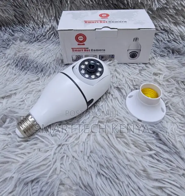 Bulb CCTV V380 Single Bulb Cameras Available in Stock for Security