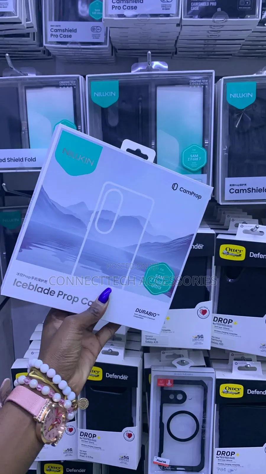 Samsung Galaxy Fold 8 Ultra Nilkin Matte Clear Case