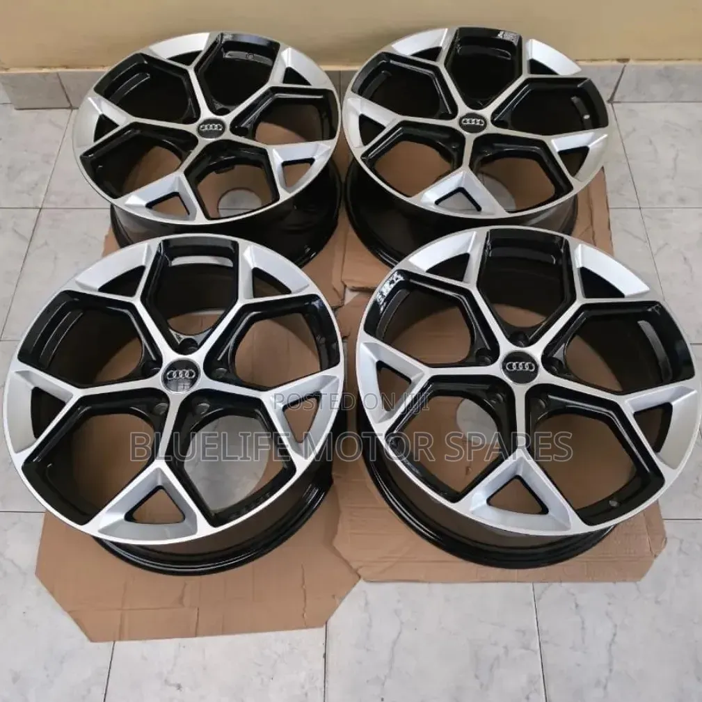 4pcs Size 19 Rims for Audi A4/A5/A6/A7/A8/Q2/Q3/Rs3/Rs4/S4/S6/S7 /TT