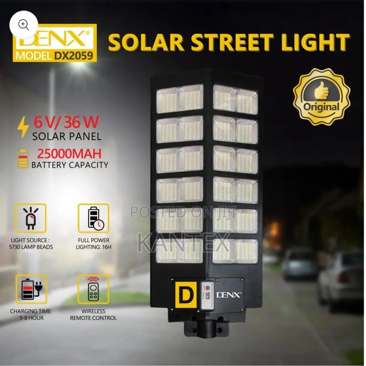 DENX DX2059 Solar Street Light
