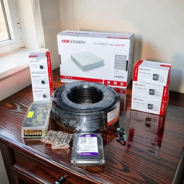 Clearance 6 Hikvision 1080P Full HD 2MP CCTV Cameras Complete Kit