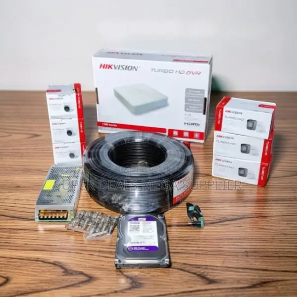 Mega Sale 6 Hikvision 1080P Full HD 2MP CCTV Cameras Complete Kit