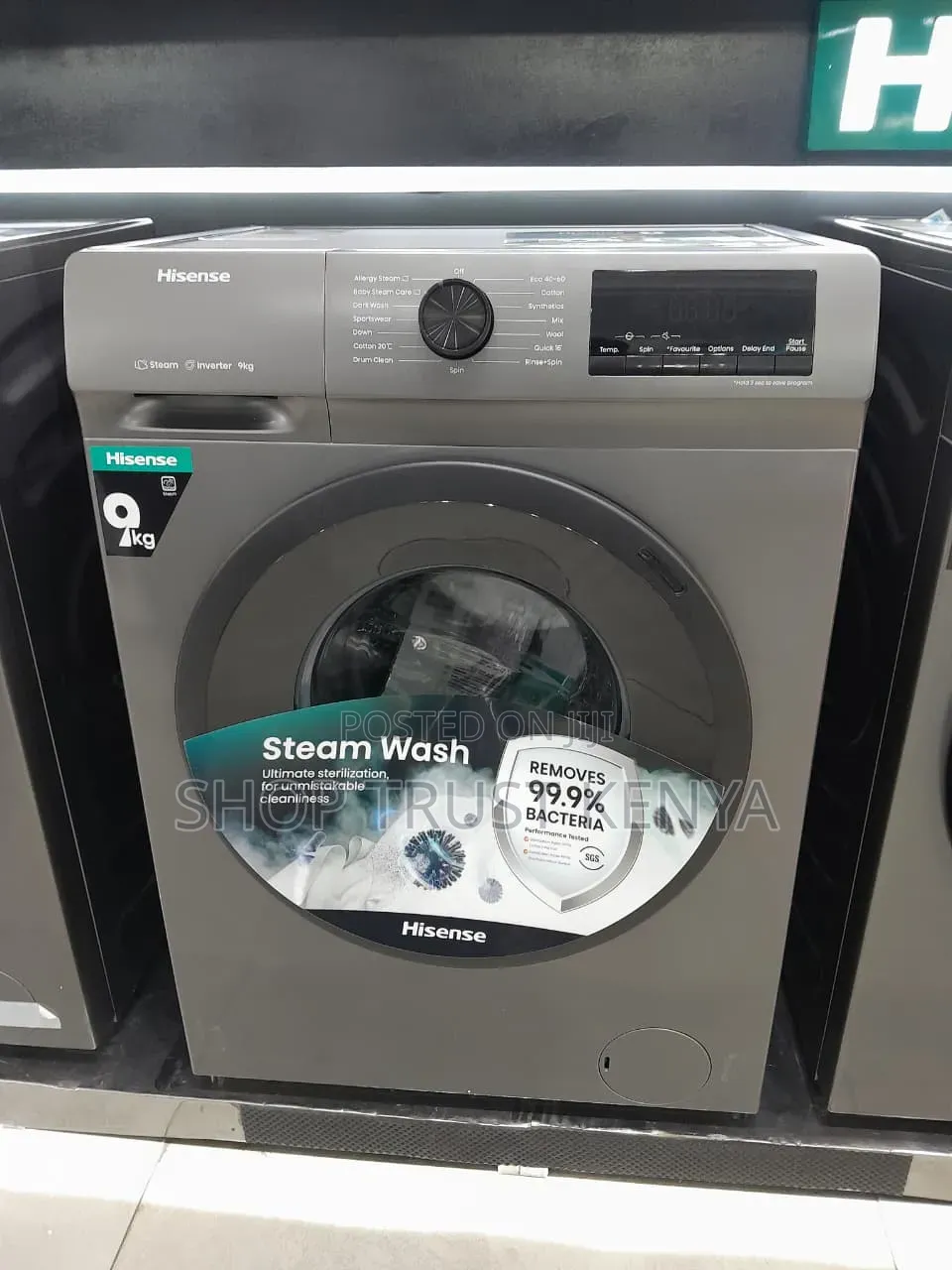 Hisense 9kg Washing Machine Wash and Spin 9kgs Front Load