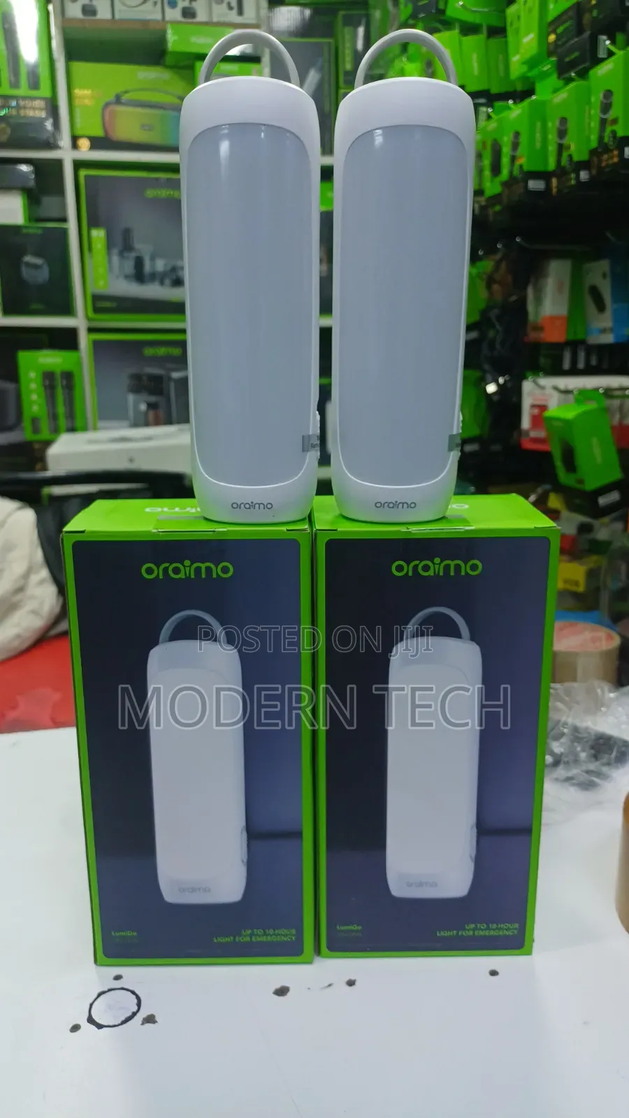 Oraimo LumiGo 300 Lumens Emergency Light 2PCs OEL-201A