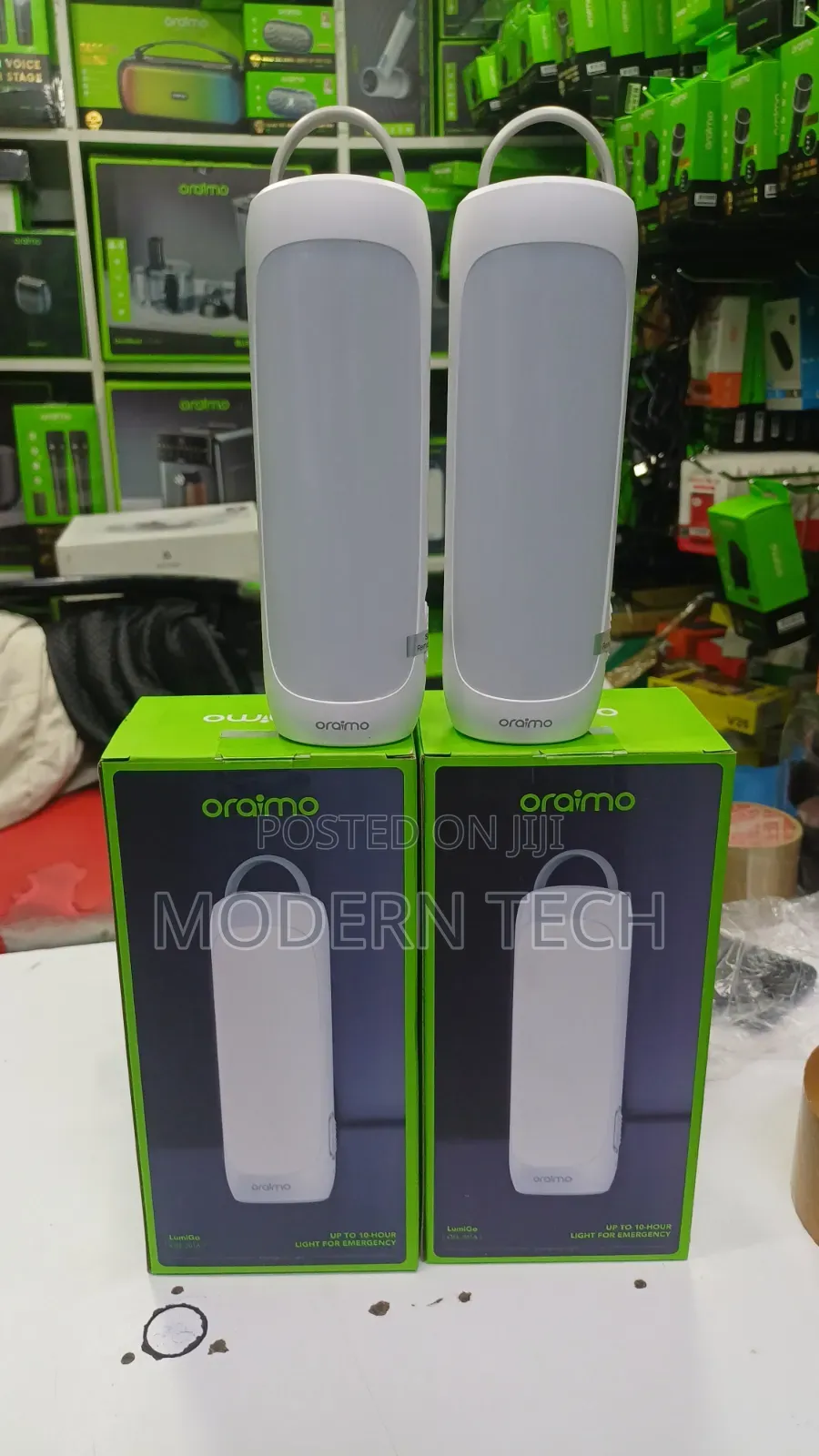 Oraimo LumiGo 300 Lumens Emergency Light 2PCs OEL-201A