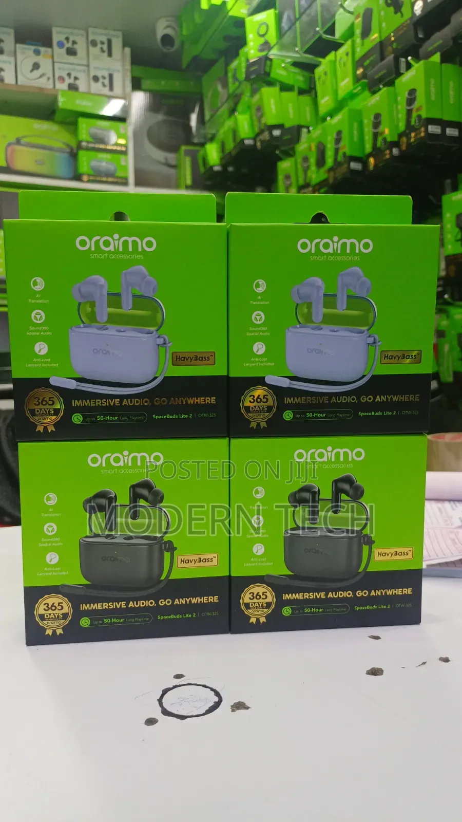 Oraimo SpaceBuds Lite 2 Immersive Portable True Wireless Earbuds