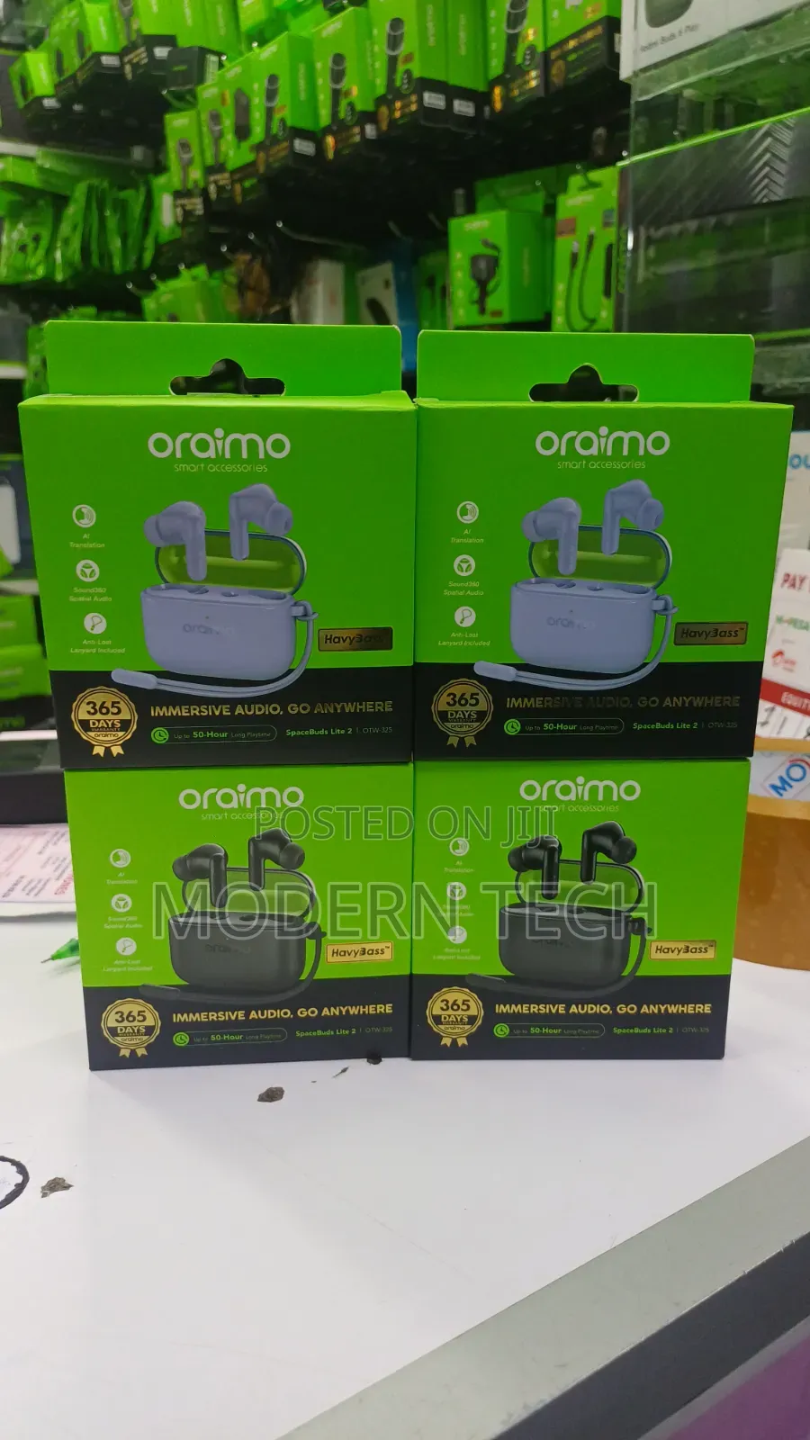 Oraimo SpaceBuds Lite 2 Portable True Wireless Earbuds OTW 325