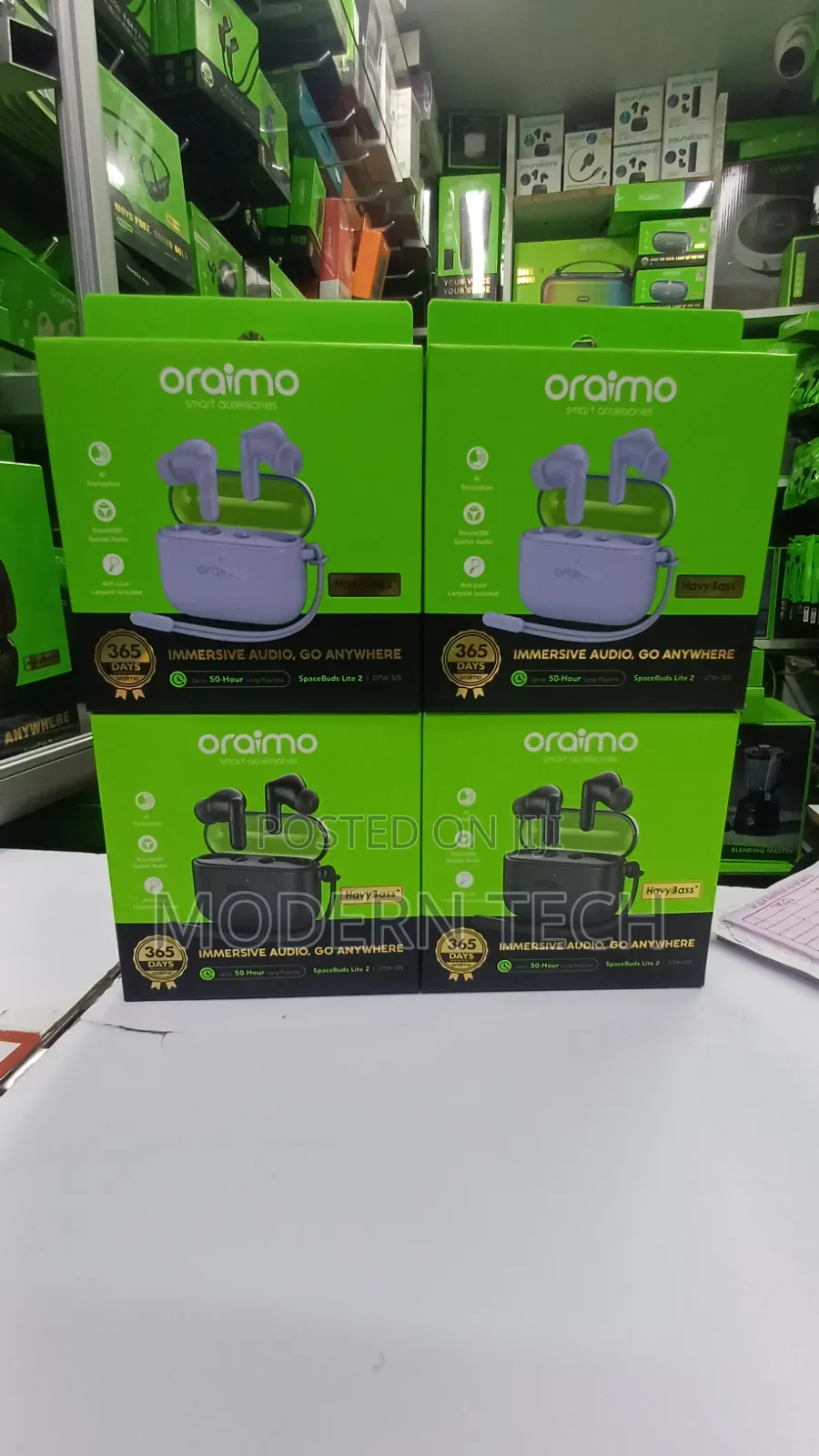Oraimo SpaceBuds Lite 2 Portable True Wireless Earbuds OTW 325