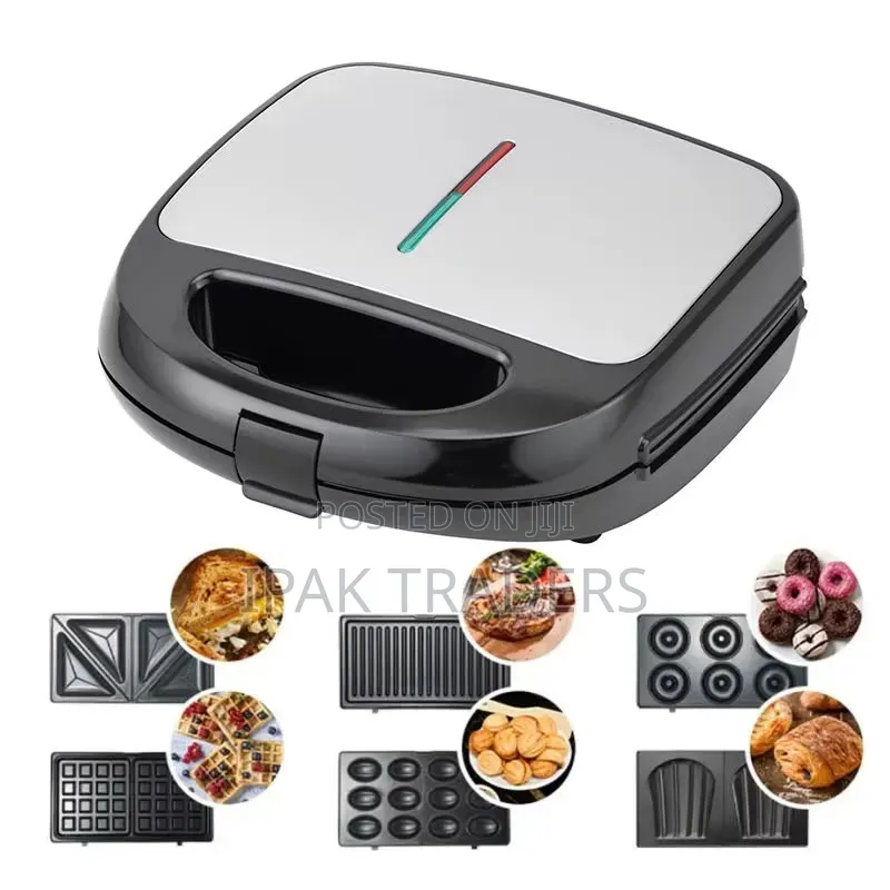 Sokany 6-in-1 Sandwich Maker compact Design
