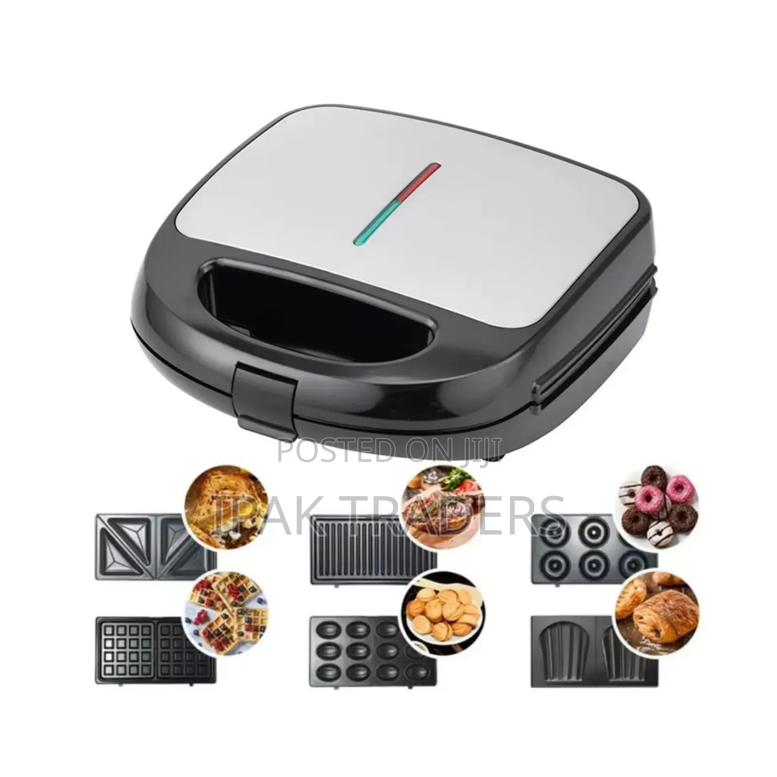 Sokany 6-in-1 Sandwich Maker compact Design