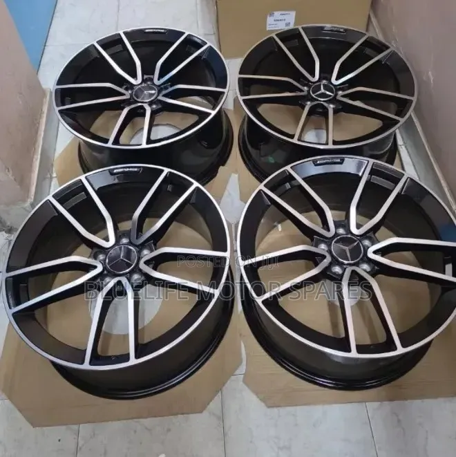 (Set-5 Spokes) Size 19 Rims for Mercedes Benz