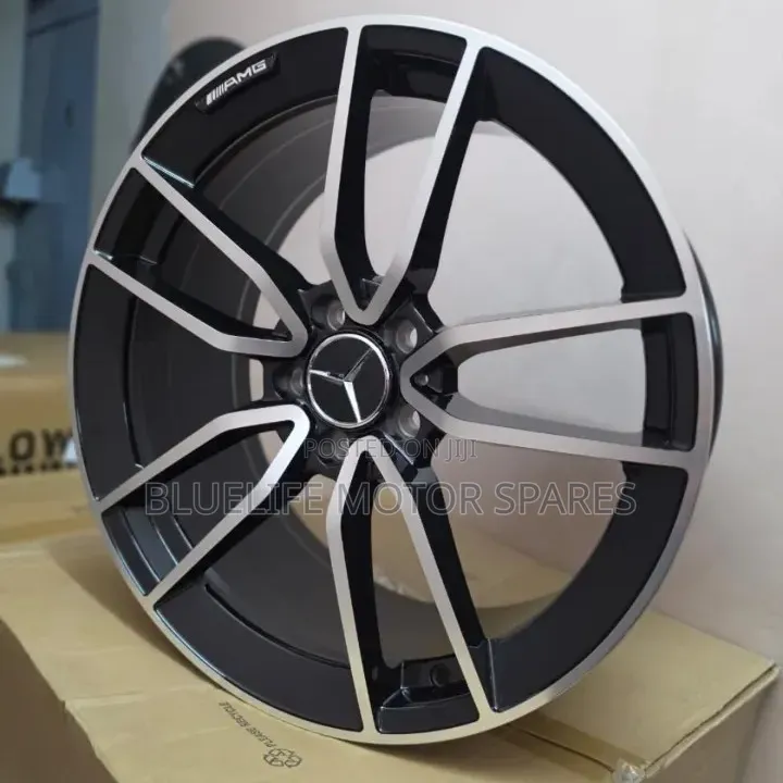 (Set-5 Spokes) Size 19 Rims for Mercedes Benz