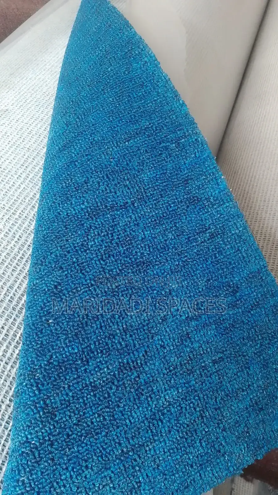 Blue 4mm Thickness Delta Carpet