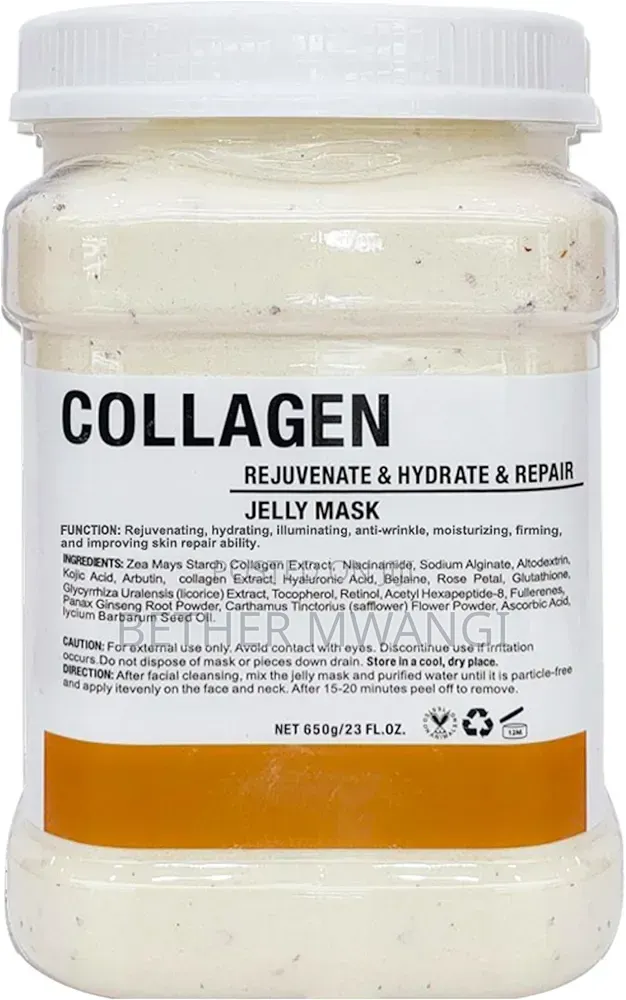 Deep Hydrating Moisturizing Collagen Peel Off Jelly Face Mask Powder