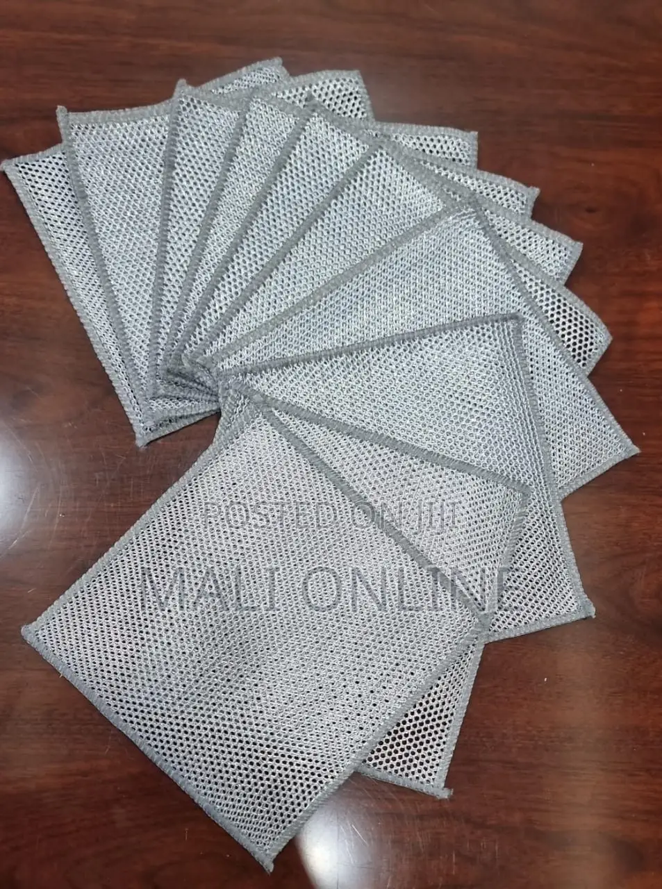 10Pcs Silver Wire Dishcloth Double Sided Cleaning Scouring Pad