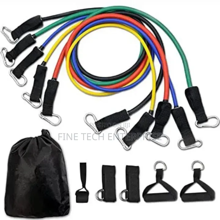 11 in One Resistance Bands With Handle and Adoor Anchor