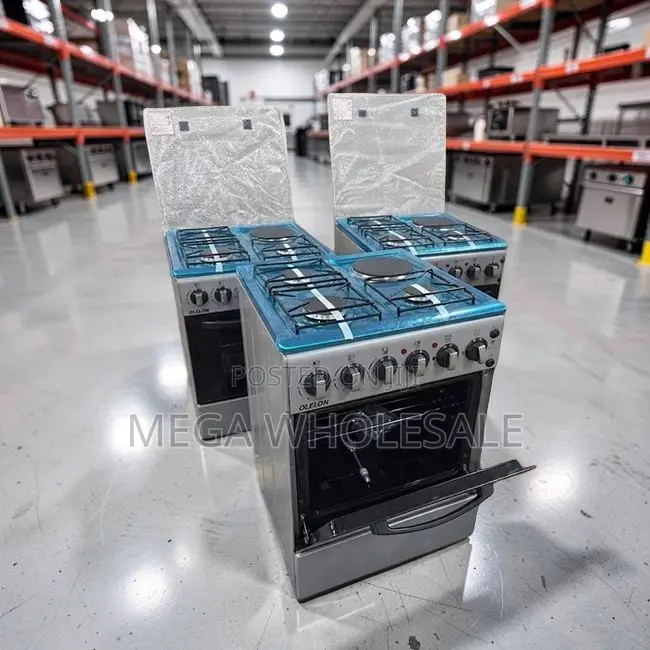 Bulk Prices Oven Light 3 Gas Burners +1 Electric Free Standing Cookers