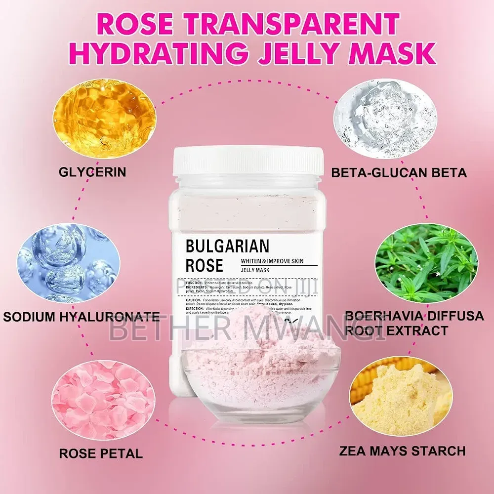 Bulgarian Rose Professional Hydrojelly Jelly Mask Powder Skin
