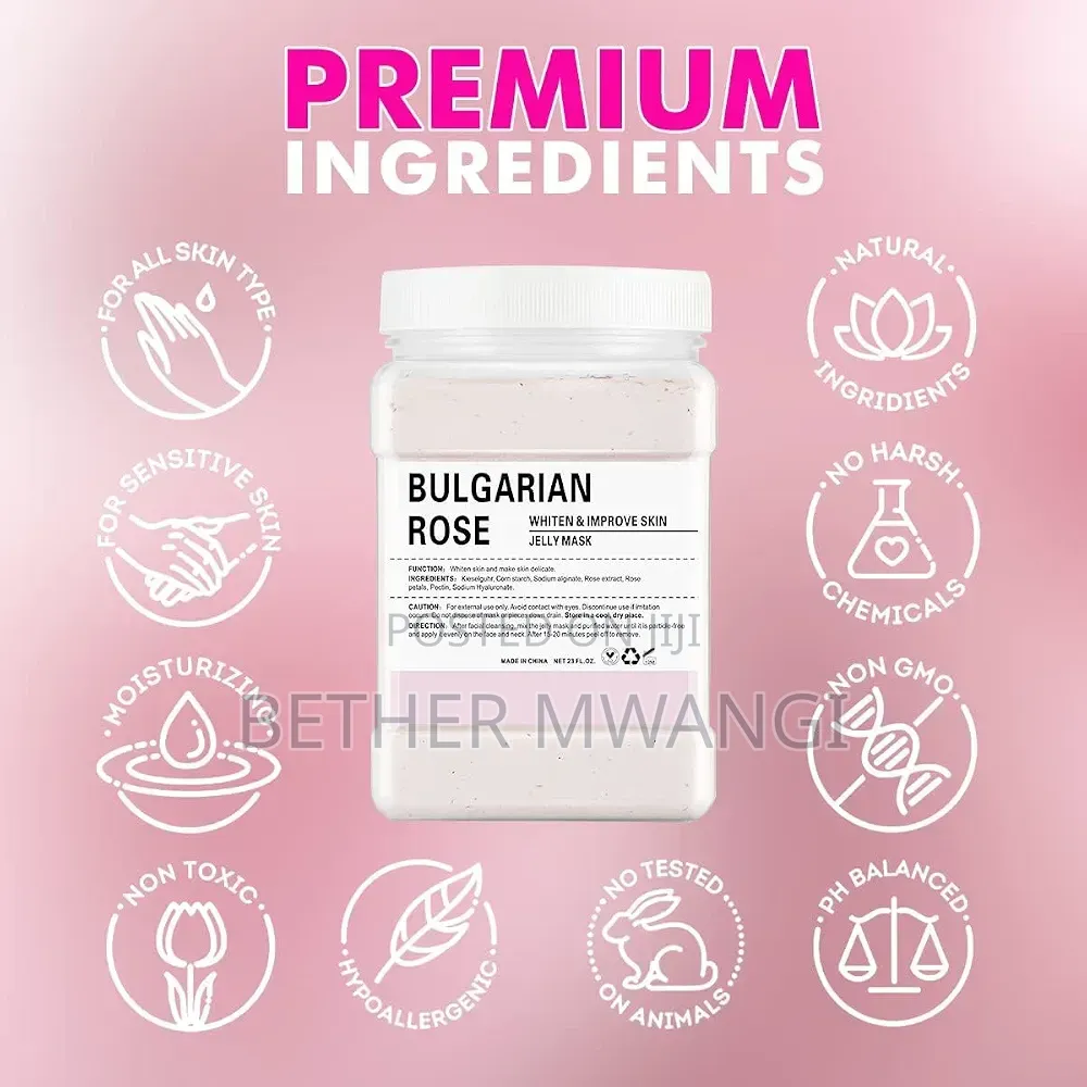 Bulgarian Rose Professional Hydrojelly Jelly Mask Powder Skin