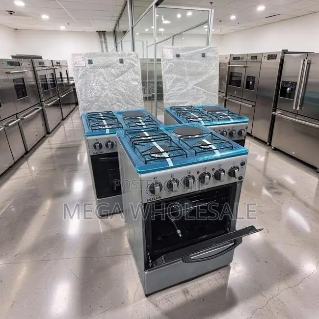 Bulk Prices Easy Clean 3 Gas Burners +1 Electric Free Standing Cookers