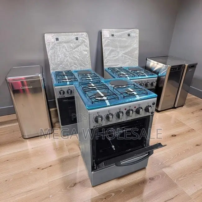 Bulk Prices Easy Clean 3 Gas Burners +1 Electric Free Standing Cookers