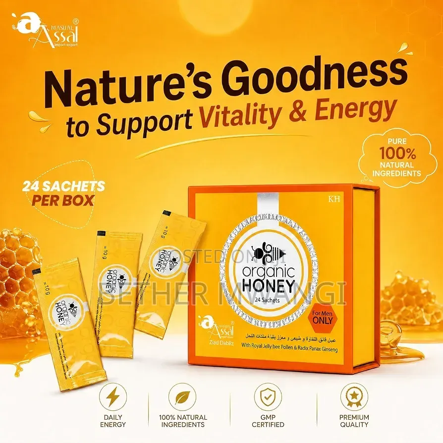 Organic Honey Libido Booster for Men