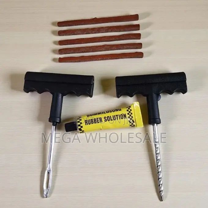 Durable T-Handle Comfortable Grip Tubeless Tire Repair Tool Kits