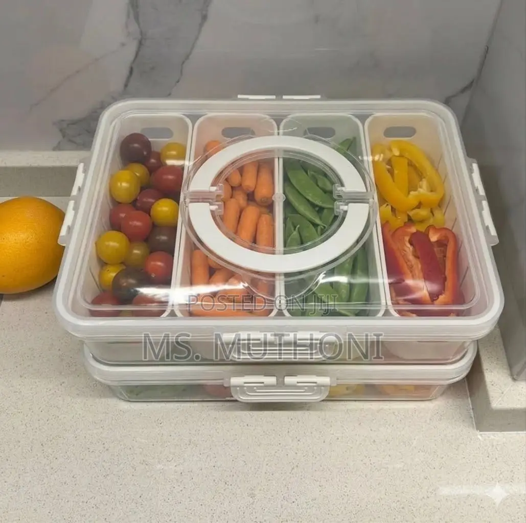 Modern 4 Compartment Drain / Storage Container