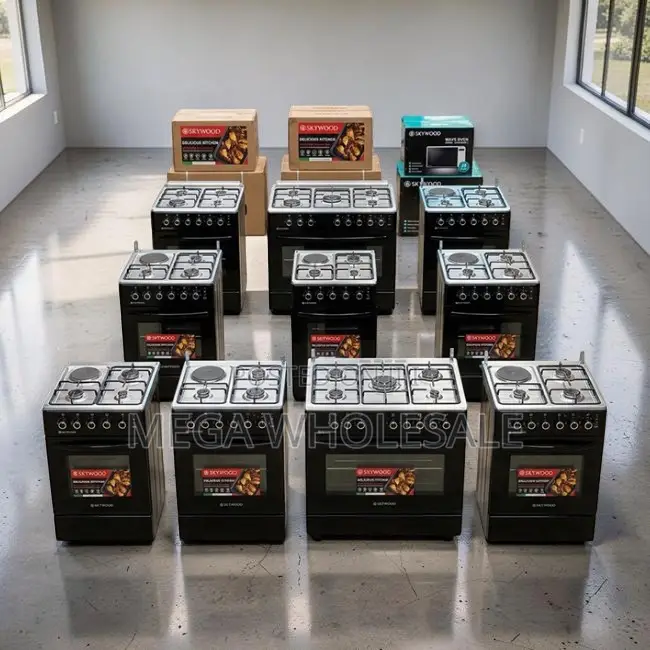 Low Prices Easy Clean 3 Gas Burners +1 Electric Free Standing Cookers
