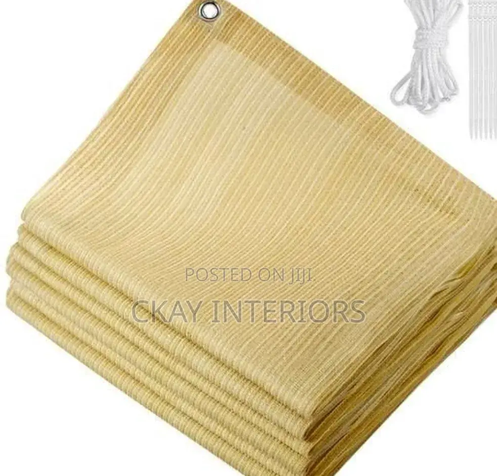 Slightly Waterproof Beige Balcony Privacy Shield