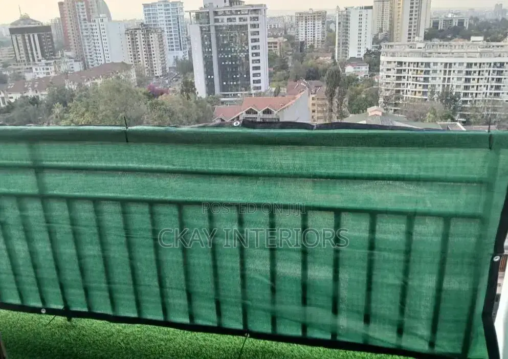 UV Resistant, Beige Balcony Privacy Shield
