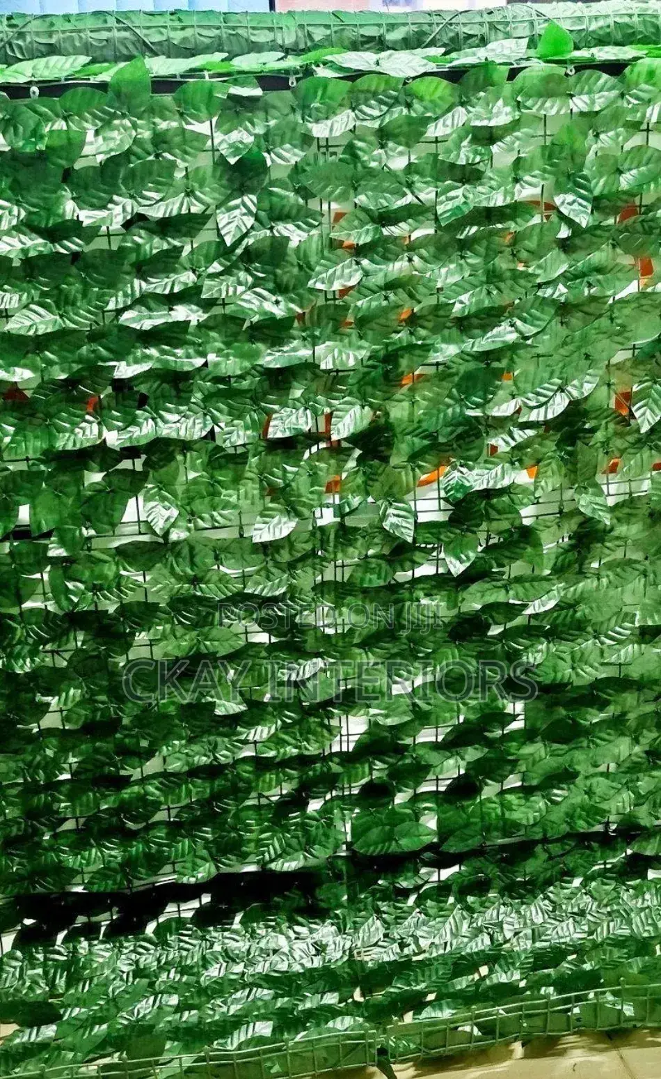 Fresh Approach to Privacy and Décor Green Privacy Fence