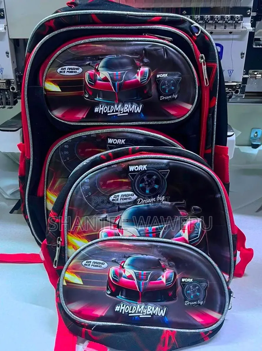 School Bag BMW Label Black