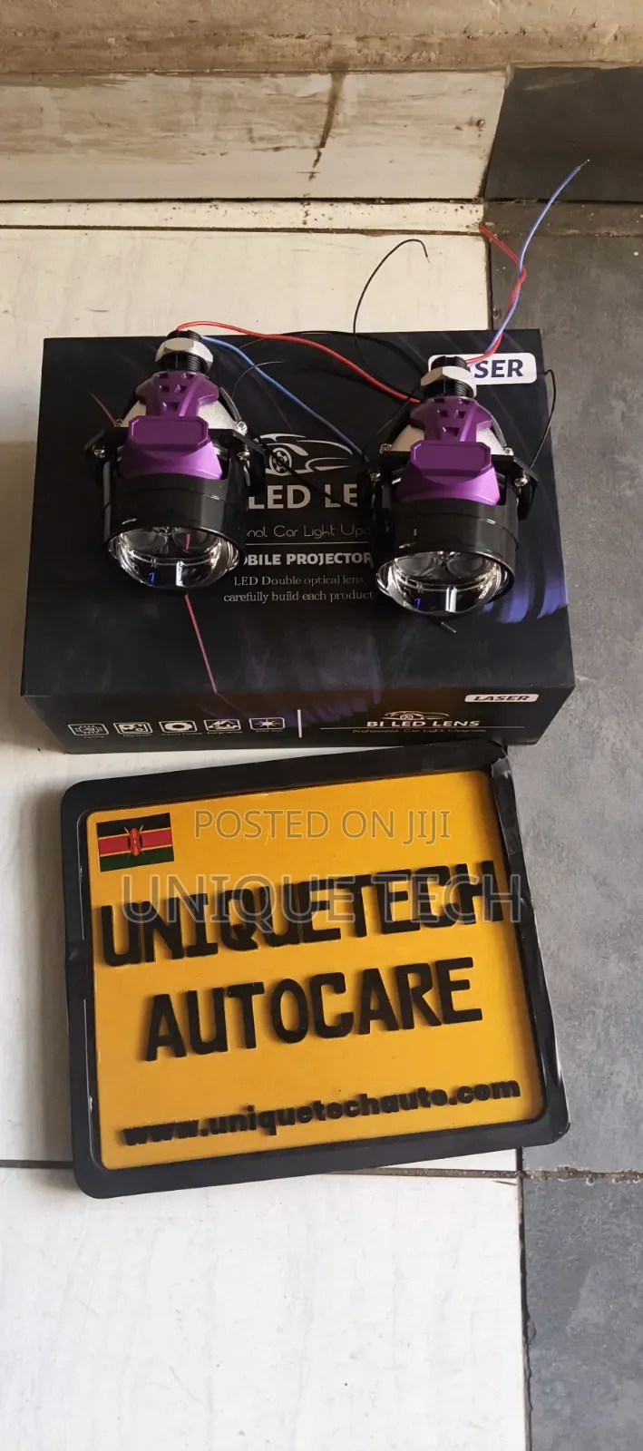 Universal 2.5" Bi LED Car Projector Headlight Bulbs