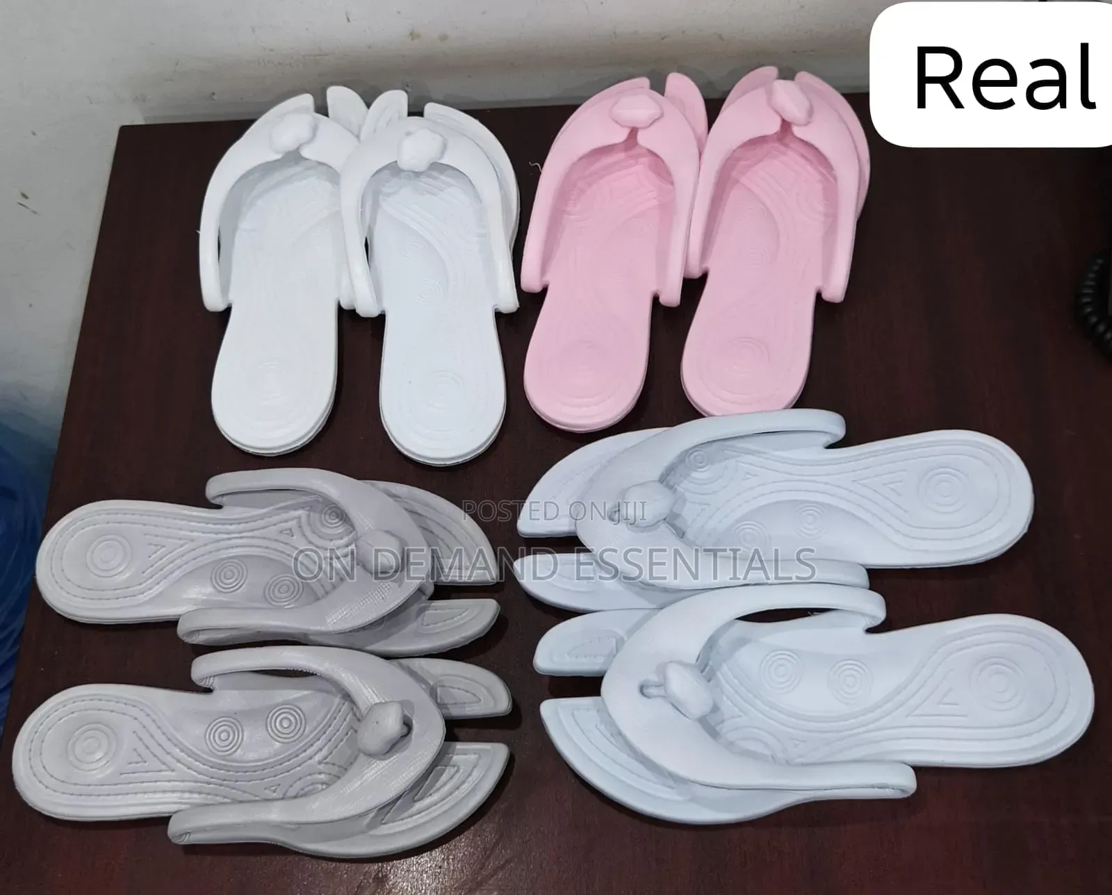 Detachable Flip Flop Foldable Bathroom Slippers