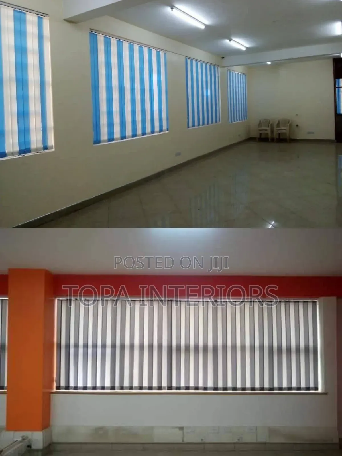 Generic Vertical Office Window Blinds Installation