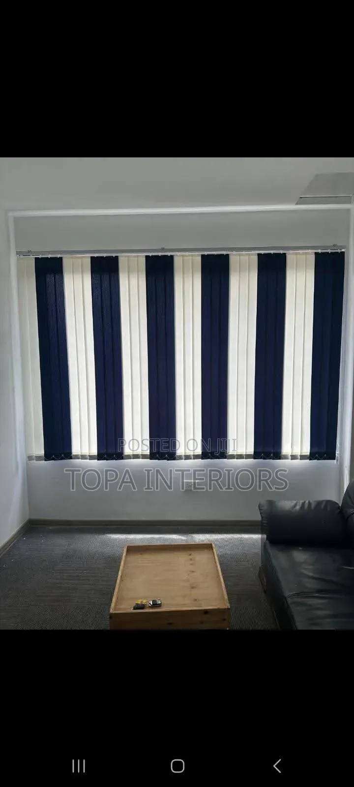Generic Vertical Office Window Blinds Installation
