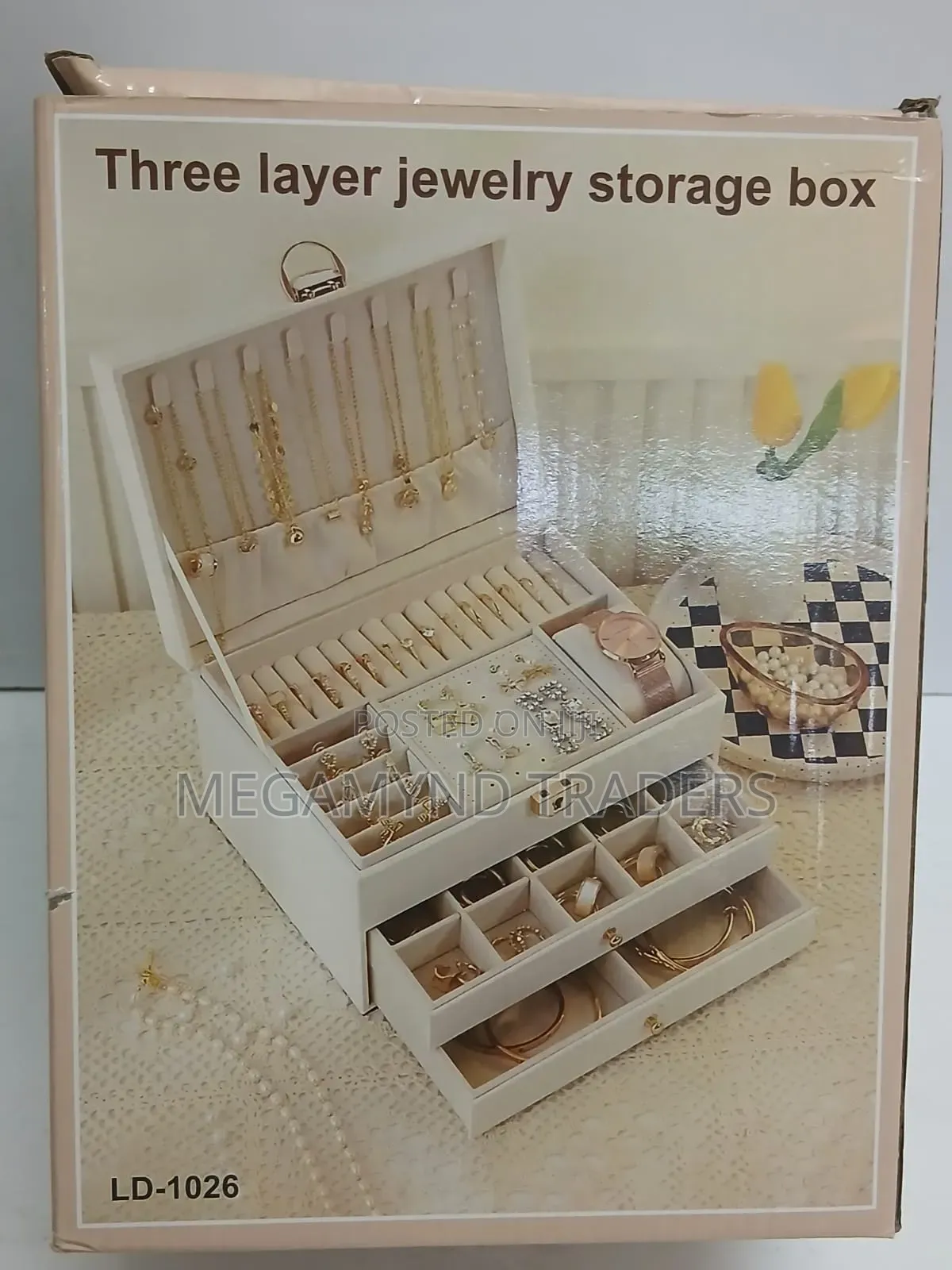 Jewelry Storage Box 3 Layer
