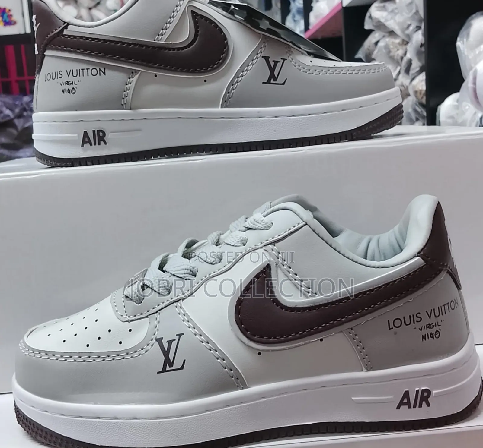 Kids Nike Airforce One Louis Vuitton Sneakers